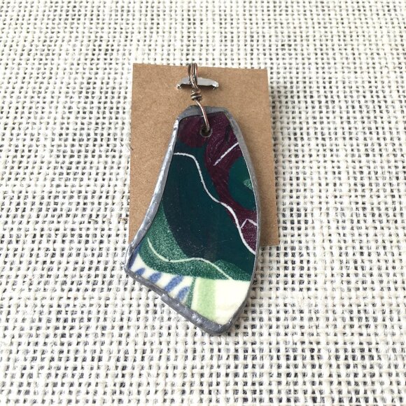 Double-sided Ceramic Pendant ~ **2 for $25** - Picture 1 of 5